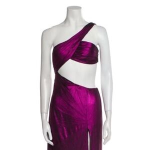 Retrofete Fuchsia Cut-Out Gown